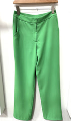 Solid Wide Leg Suit Pants