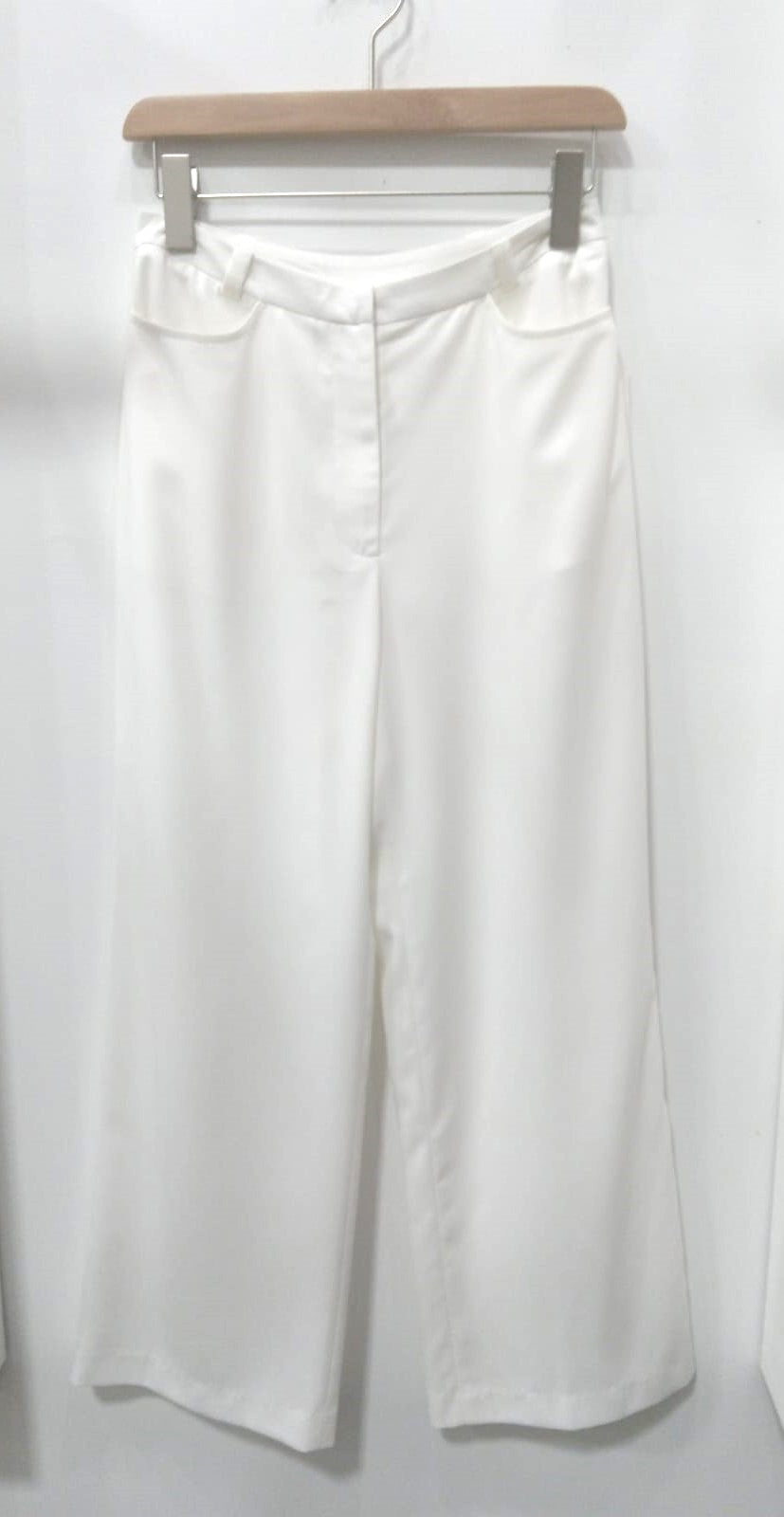 Solid Capris Wide Leg Pants