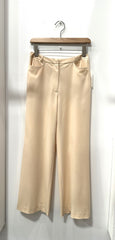 Solid Capris Wide Leg Pants