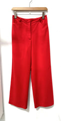 Solid Capris Wide Leg Pants