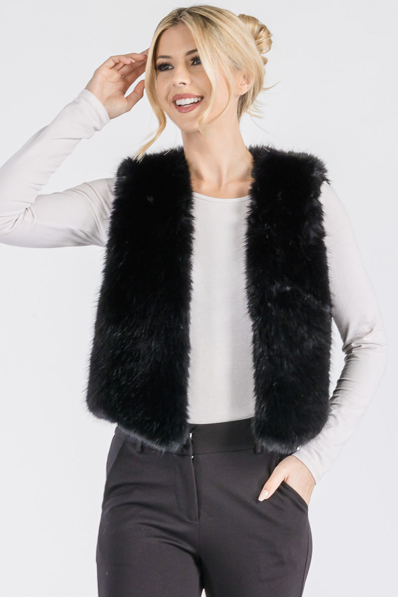 Faux Fur Vest