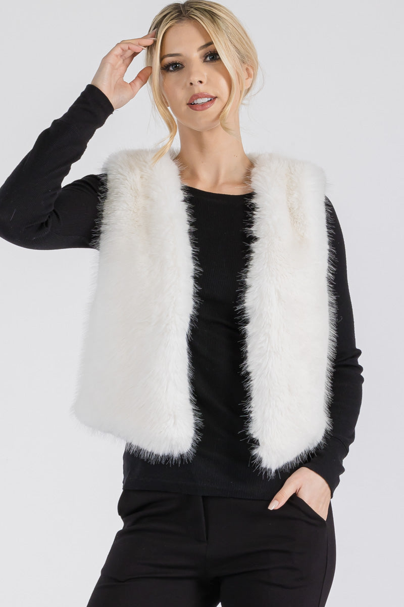 Faux Fur Vest