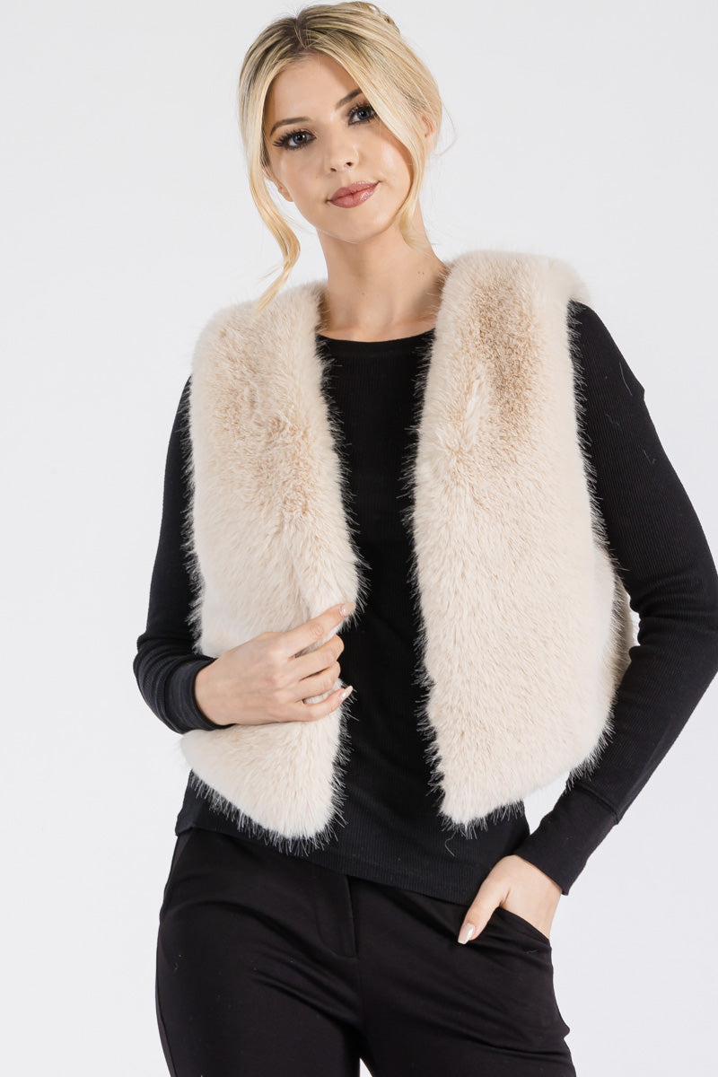 Faux Fur Vest